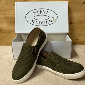 Steve Madden quilted slip on sneakers ECNTRCQT